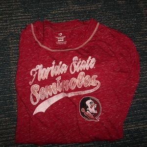 Colosseum Woman Long Sleeve Henley Florida State